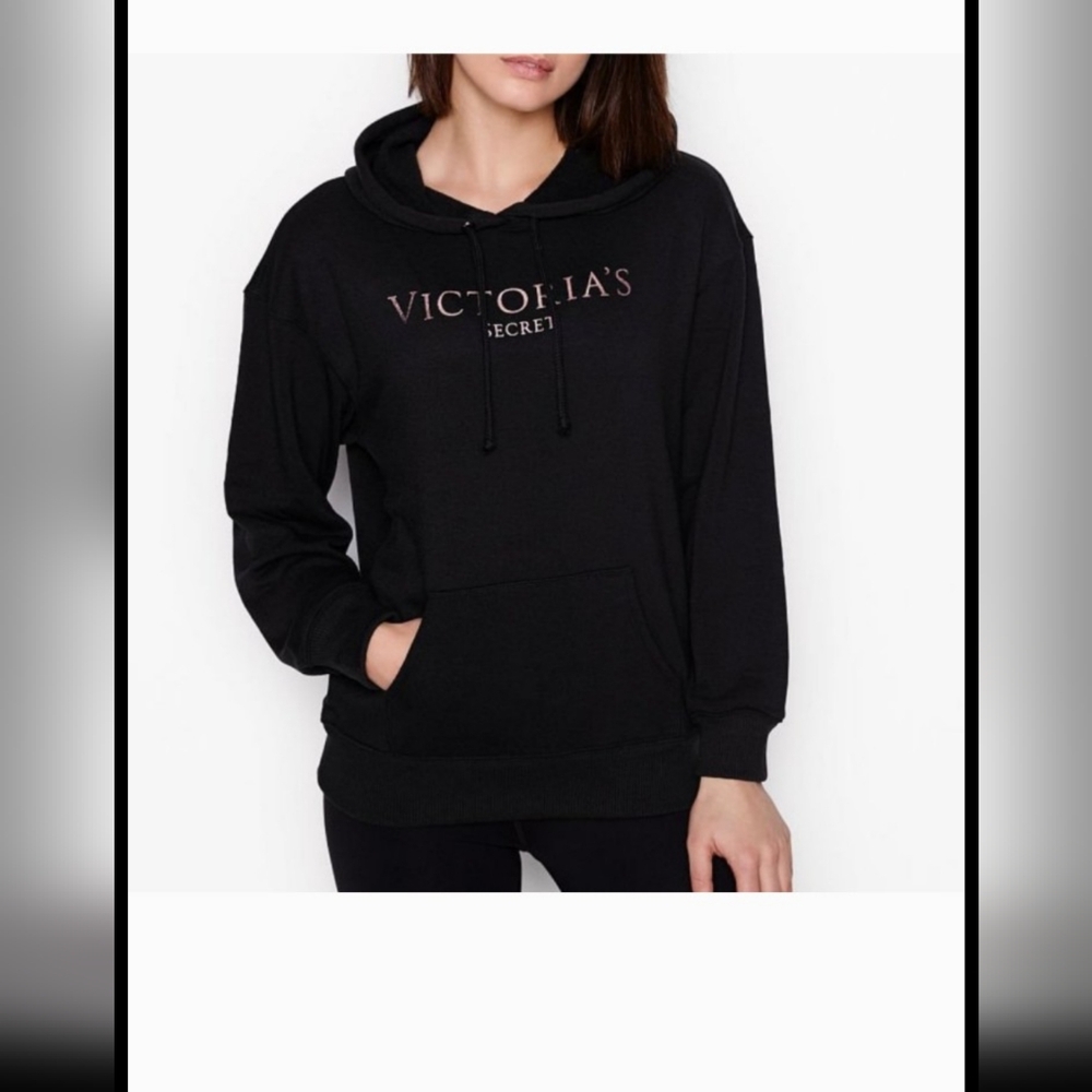 VICTORIA SECRET fleece logo Pullover - Small